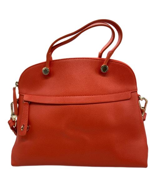 FURLA（フルラ）FURLA (フルラ) 2WAYショルダーバッグ オレンジの古着・服飾アイテム