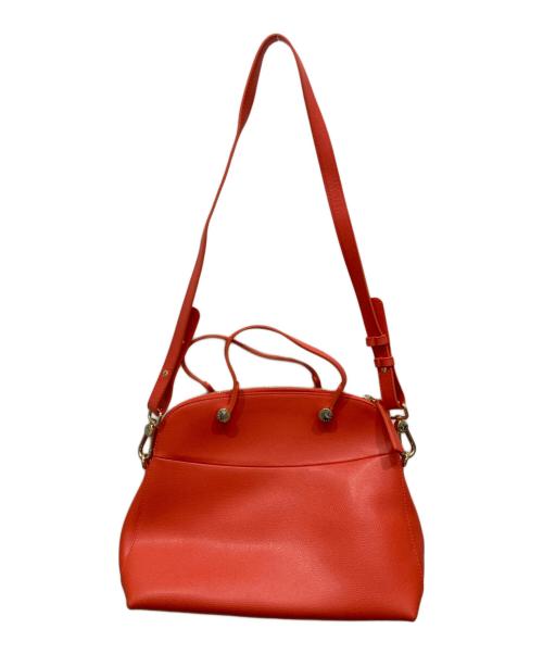 FURLA（フルラ）FURLA (フルラ) 2WAYショルダーバッグ オレンジの古着・服飾アイテム