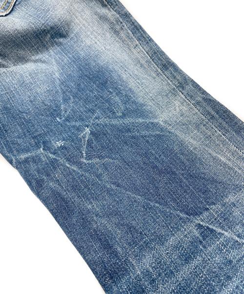 DSQUARED2（ディースクエアード）DSQUARED2 (ディースクエアード) ペイント加工スキニーデニムパンツ インディゴ サイズ:38の古着・服飾アイテム