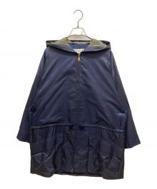 Christian Dior Sports（クリスチャン ディオールスポーツ）の古着「フーデットナイロンコート」｜ネイビー