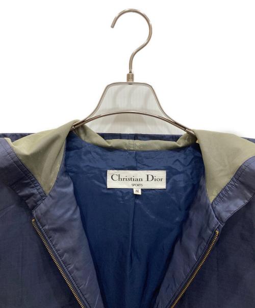 Christian Dior Sports（クリスチャン ディオールスポーツ）Christian Dior Sports (クリスチャン ディオールスポーツ) フーデットナイロンコート ネイビー サイズ:SIZE Mの古着・服飾アイテム