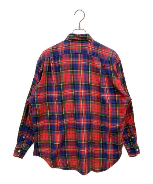 RALPH LAUREN（ラルフローレン）RALPH LAUREN (ラルフローレン) THE BIG SHIRT レッド×グリーン サイズ:8の古着・服飾アイテム
