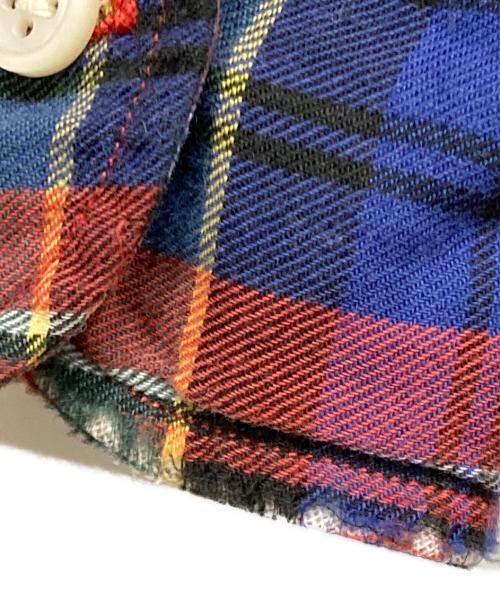 RALPH LAUREN（ラルフローレン）RALPH LAUREN (ラルフローレン) THE BIG SHIRT レッド×グリーン サイズ:8の古着・服飾アイテム