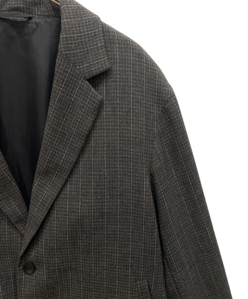 JOURNAL STANDARD relume（ジャーナルスタンダード レリューム）JOURNAL STANDARD relume (ジャーナルスタンダード レリューム) ウォッシャブル バスケット ストライプ ジャケット グレー サイズ:Ⅿの古着・服飾アイテム
