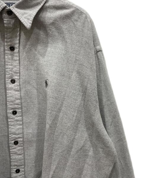 POLO RALPH LAUREN（ポロ・ラルフローレン）POLO RALPH LAUREN (ポロ・ラルフローレン) ロングスリーブシャツ グレー サイズ:XLの古着・服飾アイテム