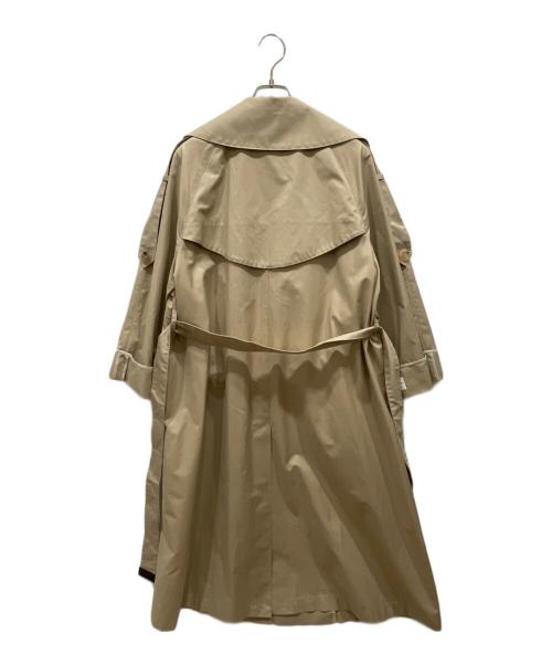 MaxMara（マックスマーラ）MaxMara (マックスマーラ) UTRENCH オーバーサイズ トレンチコート ベージュ サイズ:XSの古着・服飾アイテム