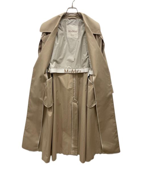 MaxMara（マックスマーラ）MaxMara (マックスマーラ) UTRENCH オーバーサイズ トレンチコート ベージュ サイズ:XSの古着・服飾アイテム