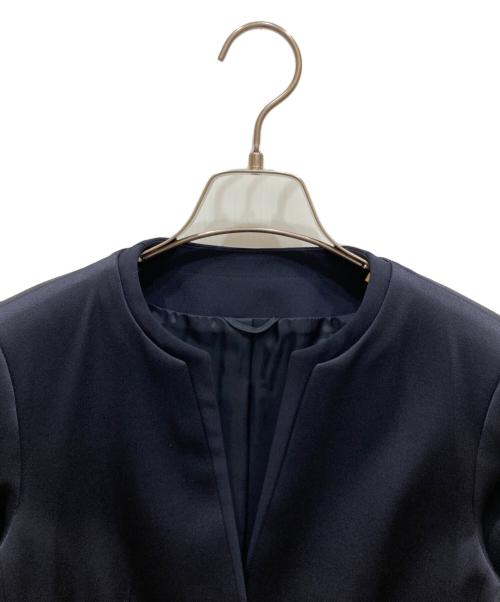 ANAYI（アナイ）ANAYI (アナイ) ノーカラージャケット ネイビー サイズ:SIZE Sの古着・服飾アイテム