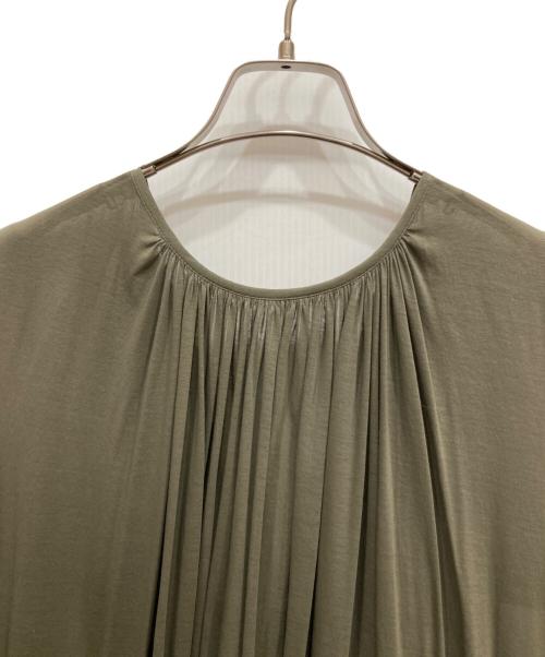 ENSALON（エンサロン）ENSALON (エンサロン) RUTILE / ジャージーワンピース カーキ サイズ:SIZE Mの古着・服飾アイテム