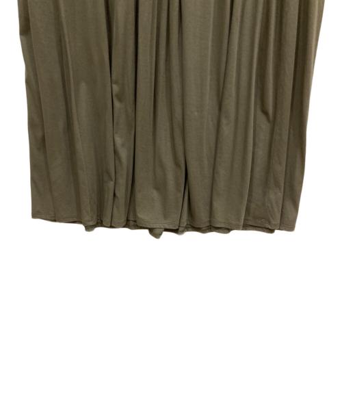 ENSALON（エンサロン）ENSALON (エンサロン) RUTILE / ジャージーワンピース カーキ サイズ:SIZE Mの古着・服飾アイテム