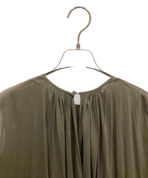 ENSALON（エンサロン）ENSALON (エンサロン) RUTILE / ジャージーワンピース カーキ サイズ:SIZE Mの古着・服飾アイテム