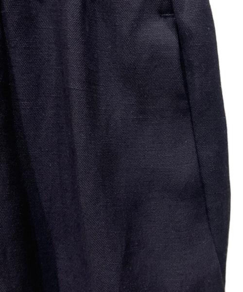 BEIGE（ベイジ）BEIGE (ベイジ) 【洗える】BERNARD / リネンノースリーブオールインワン ネイビー サイズ:Ⅿの古着・服飾アイテム