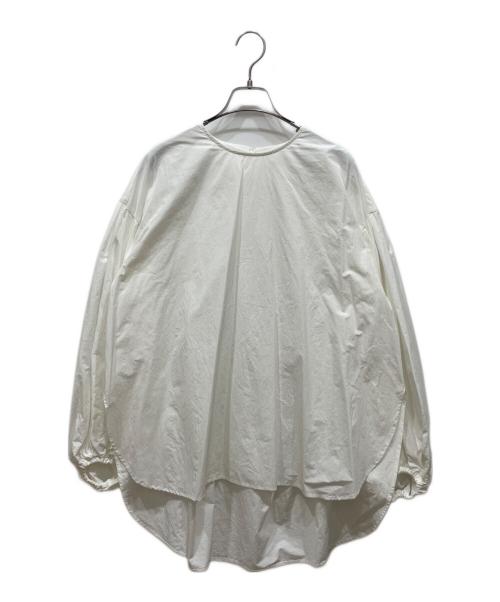 LE PHIL（ル フィル）LE PHIL (ル フィル) ギャザータイプライターブラウス ホワイト サイズ:freeの古着・服飾アイテム
