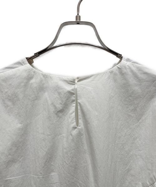 LE PHIL（ル フィル）LE PHIL (ル フィル) ギャザータイプライターブラウス ホワイト サイズ:freeの古着・服飾アイテム