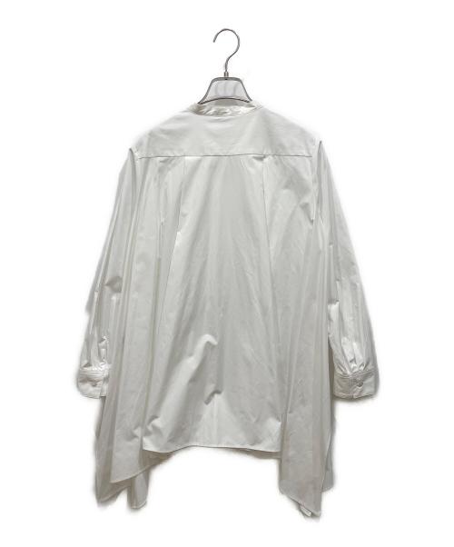 ADORE（アドーア）ADORE (アドーア) クリアコットンスタンドカラーブラウス ホワイト サイズ:Ⅿの古着・服飾アイテム
