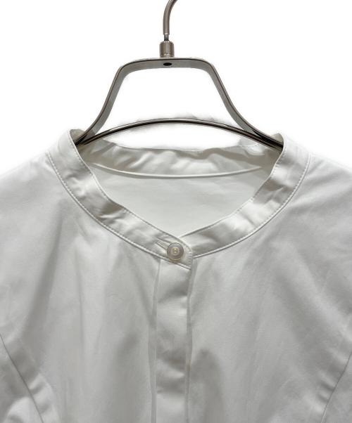 ADORE（アドーア）ADORE (アドーア) クリアコットンスタンドカラーブラウス ホワイト サイズ:Ⅿの古着・服飾アイテム