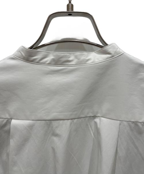 ADORE（アドーア）ADORE (アドーア) クリアコットンスタンドカラーブラウス ホワイト サイズ:Ⅿの古着・服飾アイテム