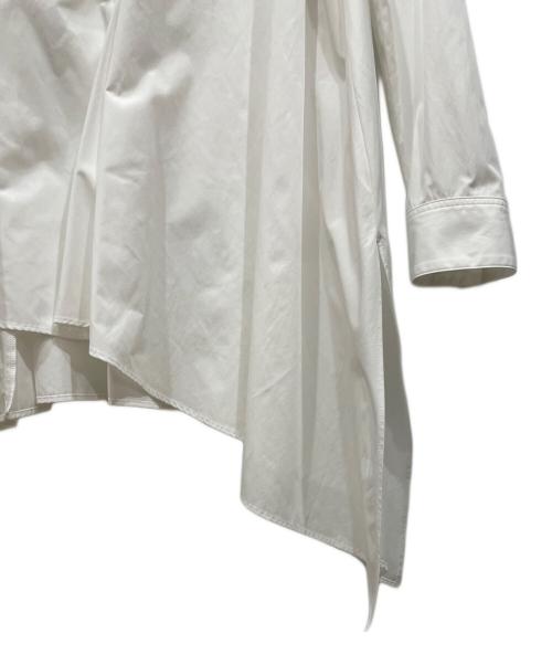 ADORE（アドーア）ADORE (アドーア) クリアコットンスタンドカラーブラウス ホワイト サイズ:Ⅿの古着・服飾アイテム