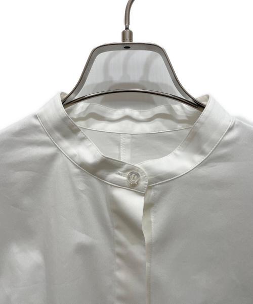 LE PHIL（ル フィル）LE PHIL (ル フィル) バンドカラーフレアシャツ ホワイト サイズ:freeの古着・服飾アイテム