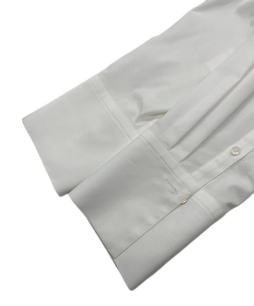 LE PHIL（ル フィル）LE PHIL (ル フィル) バンドカラーフレアシャツ ホワイト サイズ:freeの古着・服飾アイテム