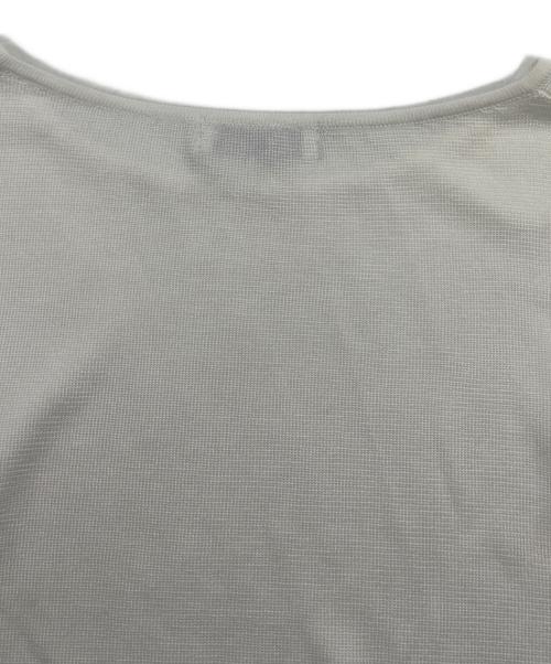 ADORE（アドーア）ADORE (アドーア) スクエアデザインワイドニット ホワイト サイズ:Ⅿの古着・服飾アイテム