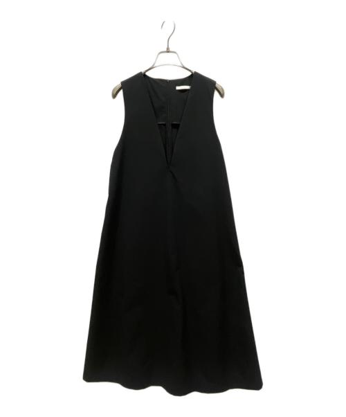 LE PHIL（ル フィル）LE PHIL (ル フィル) ポリエステルツイルジャンパースカート グレー サイズ:XSの古着・服飾アイテム