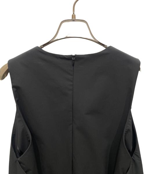 LE PHIL（ル フィル）LE PHIL (ル フィル) ポリエステルツイルジャンパースカート グレー サイズ:XSの古着・服飾アイテム