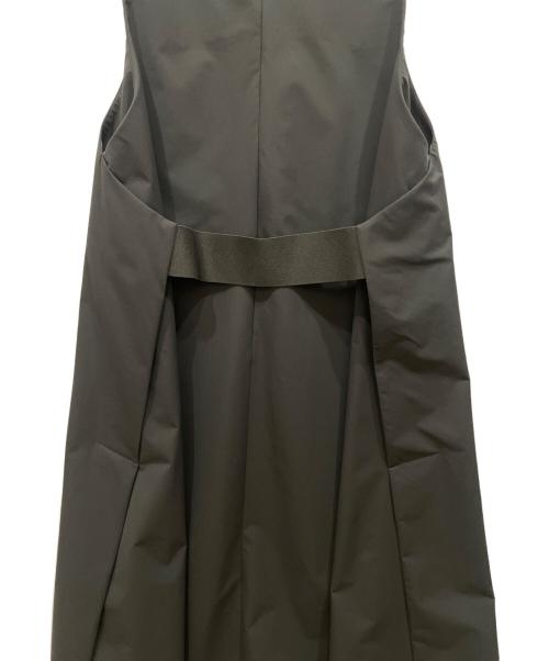 LE PHIL（ル フィル）LE PHIL (ル フィル) ポリエステルツイルジャンパースカート グレー サイズ:XSの古着・服飾アイテム