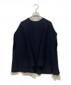 ADOREアドーア）の古着「ドライストレッチフレアポンチョ」｜ネイビー