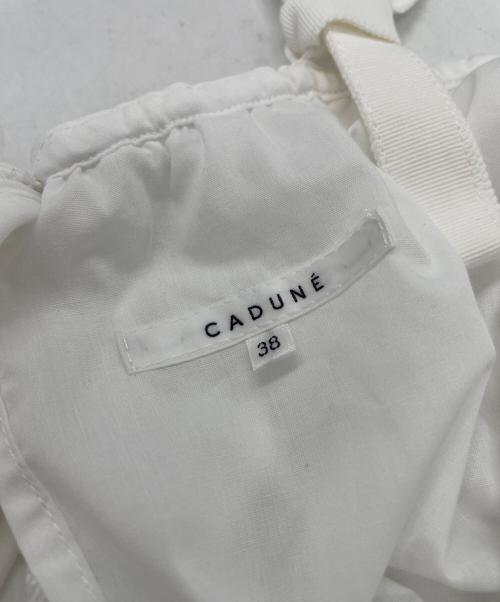 CADUNE（カデュネ）CADUNE (カデュネ) カットワークレースキャミソール ホワイト サイズ:Ⅿの古着・服飾アイテム