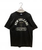 Championチャンピオン）の古着「70'sロゴTシャツ」｜ブラック