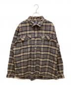 Patagoniaパタゴニア）の古着「フィヨルドフランネルシャツ」｜ブラウン