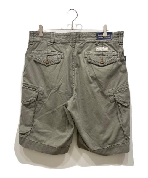 POLO RALPH LAUREN（ポロ・ラルフローレン）POLO RALPH LAUREN (ポロ・ラルフローレン) カーゴハーフパンツ カーキ サイズ:91cm (W36) 未使用品の古着・服飾アイテム