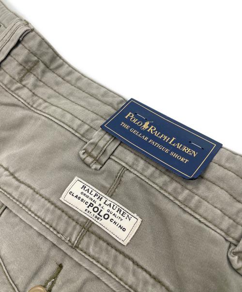 POLO RALPH LAUREN（ポロ・ラルフローレン）POLO RALPH LAUREN (ポロ・ラルフローレン) カーゴハーフパンツ カーキ サイズ:91cm (W36) 未使用品の古着・服飾アイテム