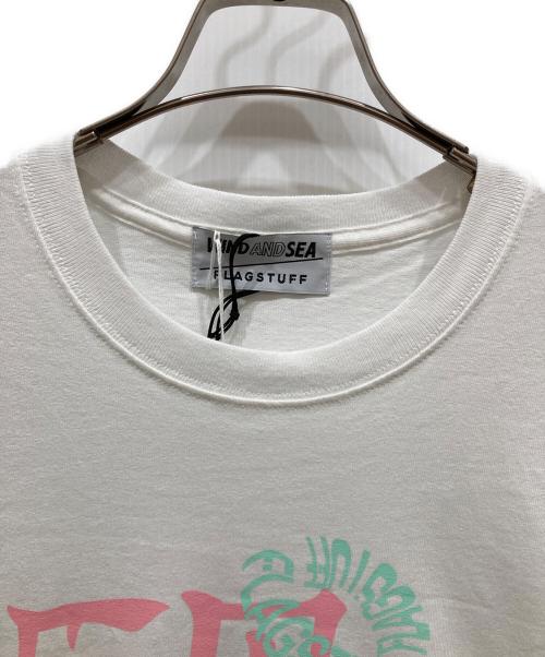 WIND AND SEA（ウィンダンシー）WIND AND SEA (ウィンダンシー) FLAGSTUFF (フラグスタフ) Tシャツ ホワイト サイズ:SIZE XLの古着・服飾アイテム