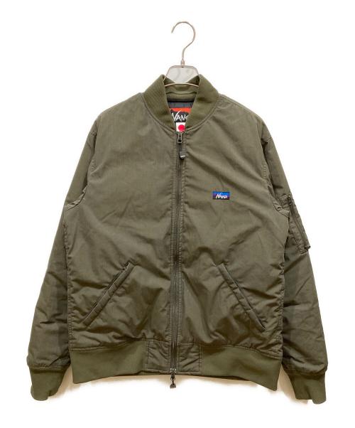 NANGA（ナンガ）NANGA (ナンガ) HINOC DOWN JACKET MA-1 オリーブ サイズ:SIZE Mの古着・服飾アイテム