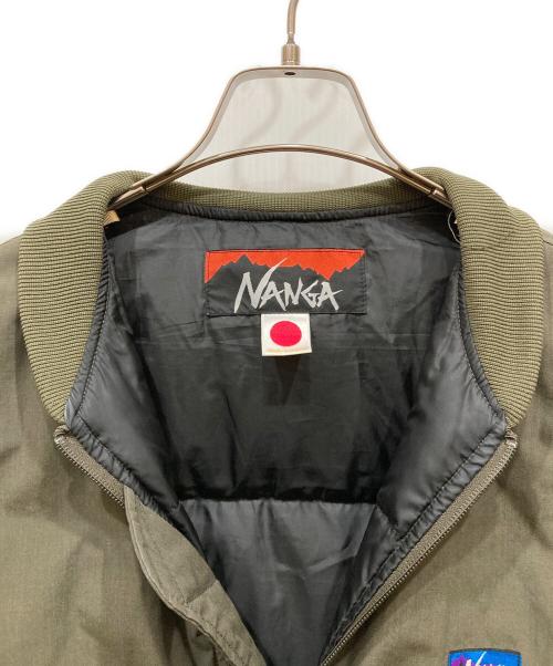 NANGA（ナンガ）NANGA (ナンガ) HINOC DOWN JACKET MA-1 オリーブ サイズ:SIZE Mの古着・服飾アイテム