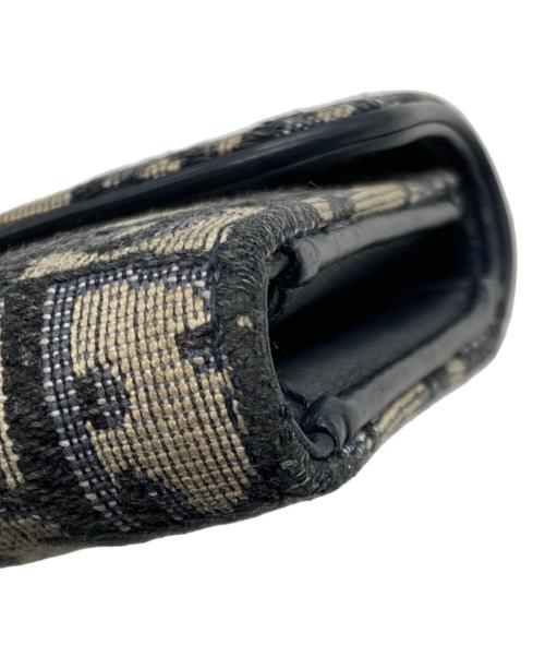 Christian Dior（クリスチャン ディオール）Christian Dior (クリスチャン ディオール) Saddle Lotus ウォレット/サドル ロータスウォレット　	トロッター ネイビーの古着・服飾アイテム