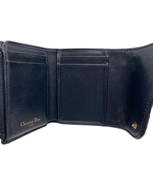 Christian Dior（クリスチャン ディオール）Christian Dior (クリスチャン ディオール) Saddle Lotus ウォレット/サドル ロータスウォレット　	トロッター ネイビーの古着・服飾アイテム