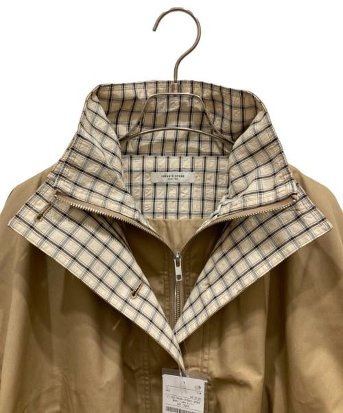 FREAK'S STORE（フリークスストア）FREAK'S STORE (フリークスストア) 配色ダブル衿バルーンコート ブラウン サイズ:SIZE S 未使用品の古着・服飾アイテム