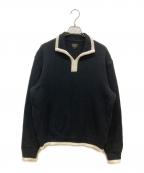 RATSラッツ）の古着「PULLOVER KNIT」｜ブラック×ホワイト