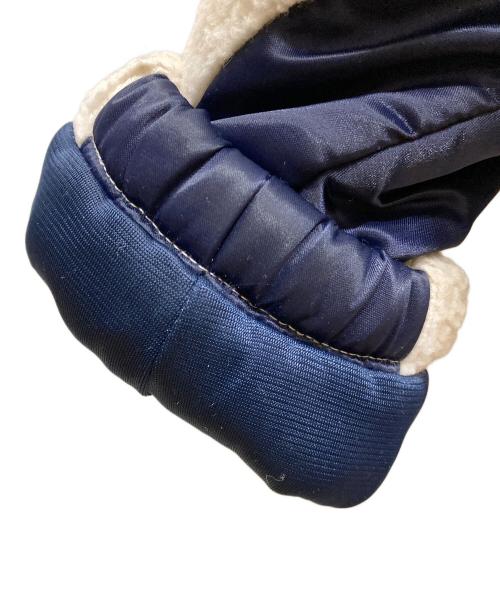 muta（ムータ）muta (ムータ) 切替フリースジャケット ベージュ×ネイビー サイズ:SIZE 4の古着・服飾アイテム