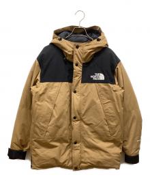 THE NORTH FACE（ザ ノース フェイス）の古着「マウンテンダウンジャケット　MOUNTAIN DOWN JACKET」｜ベージュ×ブラック