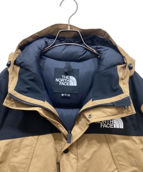 THE NORTH FACE（ザ ノース フェイス）THE NORTH FACE (ザ ノース フェイス) マウンテンダウンジャケット　MOUNTAIN DOWN JACKET ベージュ×ブラック サイズ:SIZE Lの古着・服飾アイテム