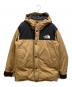 THE NORTH FACE（ザ ノース フェイス）の古着「マウンテンダウンジャケット　MOUNTAIN DOWN JACKET」｜ベージュ×ブラック