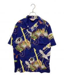 SAPEur（サプール）の古着「ハワイアンシャツ」｜ブルー