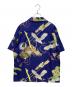 SAPEur (サプール) ハワイアンシャツ ブルー サイズ:SIZE M：13000円