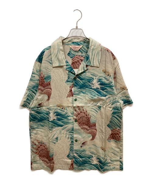 SAPEur（サプール）SAPEur (サプール) ハワイアンシャツ グリーン×ブラウン サイズ:SIZE L 未使用品の古着・服飾アイテム