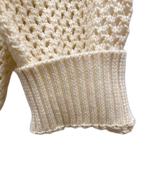 always out of stock（オールウェイズ アウト オブ ストック）Always Out Of Stock (オールウェイズ アウト オブ ストック) STRIPED KNIT SHIRT ベージュ サイズ:SIZE 1の古着・服飾アイテム