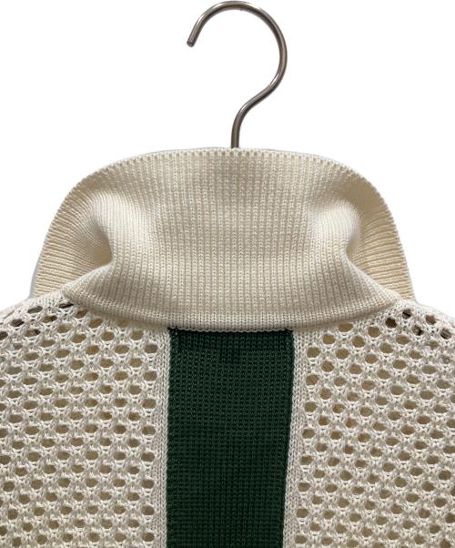 always out of stock（オールウェイズ アウト オブ ストック）Always Out Of Stock (オールウェイズ アウト オブ ストック) STRIPED KNIT SHIRT ベージュ サイズ:SIZE 1の古着・服飾アイテム